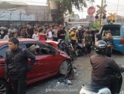 Kecelakaan Beruntun di Perlintasan Kereta Kebon Pedes Bogor Libatkan Enam Kendaraan, Satu Luka Ringan