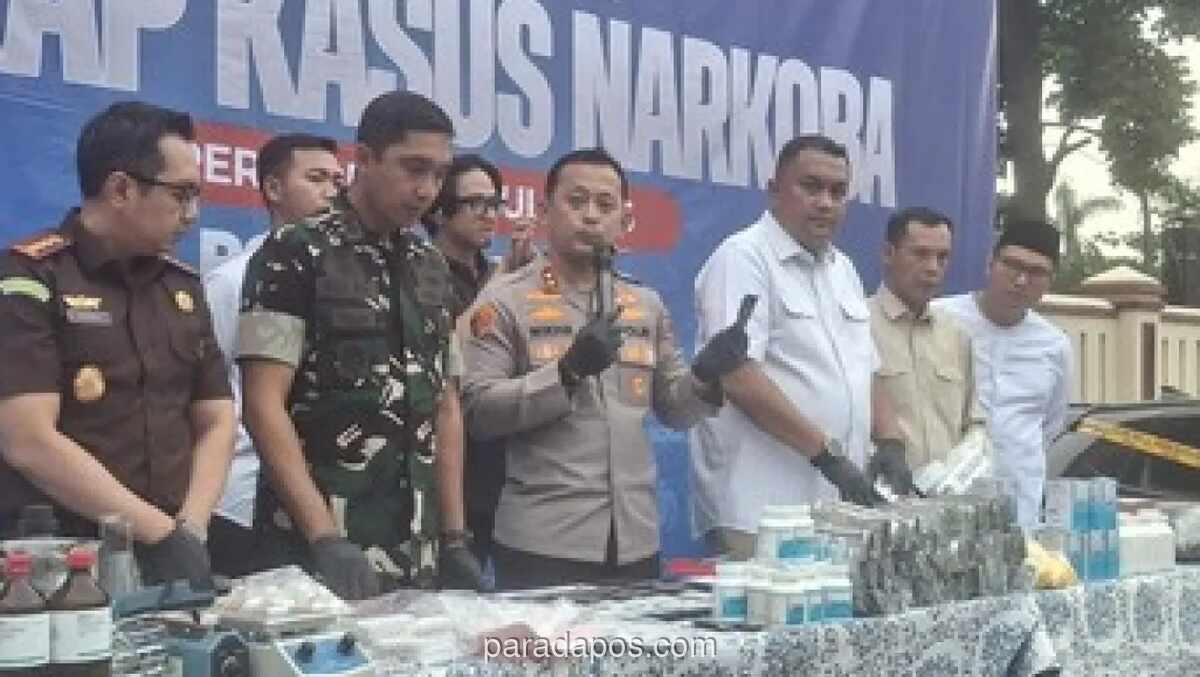 Polres Bogor Ungkap 74 Kasus Narkoba dalam Tiga Bulan, Amankan 95 Tersangka