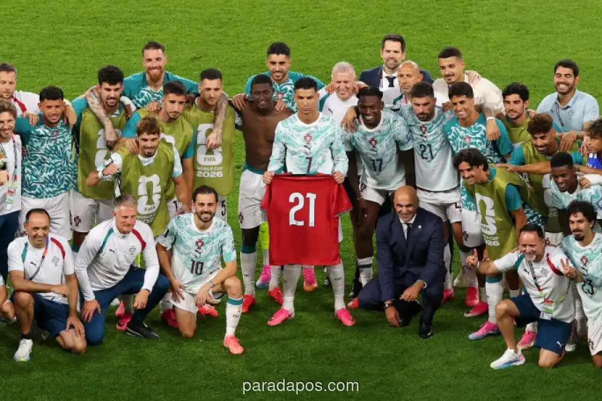 Portugal Lolos ke 16 Besar Piala Dunia 2026, Ronaldo Persembahkan Kemenangan untuk Mendiang Diogo Jota