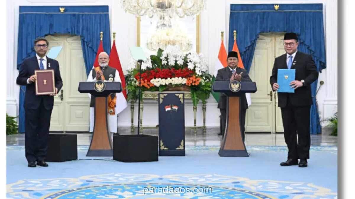Indonesia dan India Sepakati 16 Dokumen Kerja Sama, Termasuk Eksplorasi Antariksa dan Rudal Pertahanan