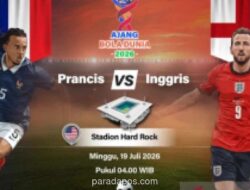 Perebutan Sepatu Emas Warnai Duel Inggris vs Prancis di Laga Ketiga Piala Dunia 2026