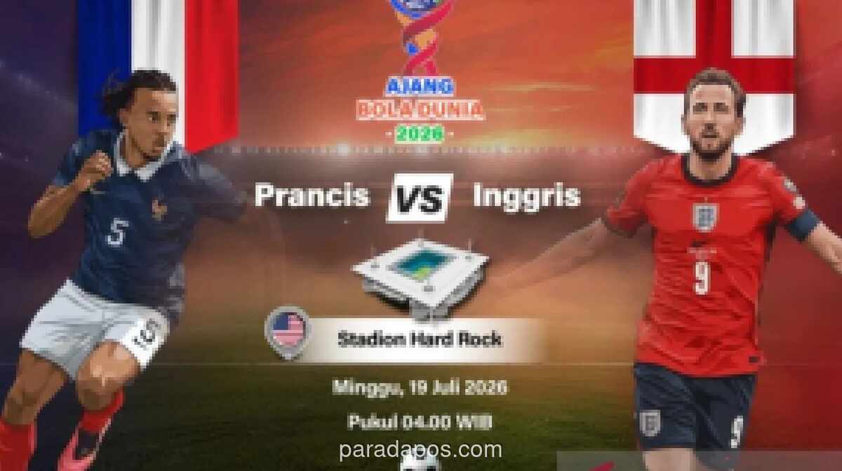 Perebutan Sepatu Emas Warnai Duel Inggris vs Prancis di Laga Ketiga Piala Dunia 2026