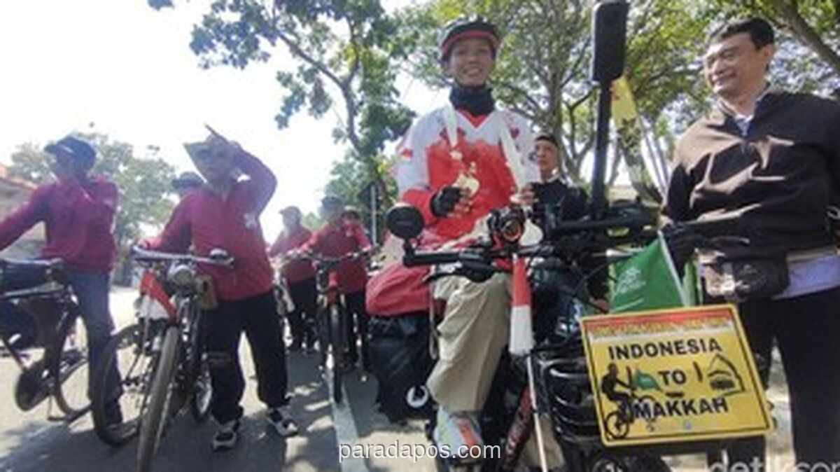 Pria Nganjuk Tempuh 11 Negara dengan Jalan Kaki ke Makkah, Pulang dengan Sepeda Hadiah