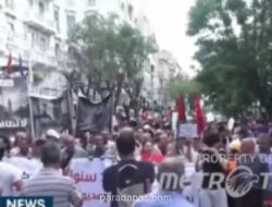 Ratusan Warga Tunisia Tuntut Presiden Kais Saied Mundur di Tengah Krisis Pelayanan Publik dan Gelombang Panas