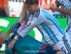 Kericuhan Warnai Final Piala Dunia 2026, Pemain Argentina Pukul Lawan Usai Takluk dari Spanyol