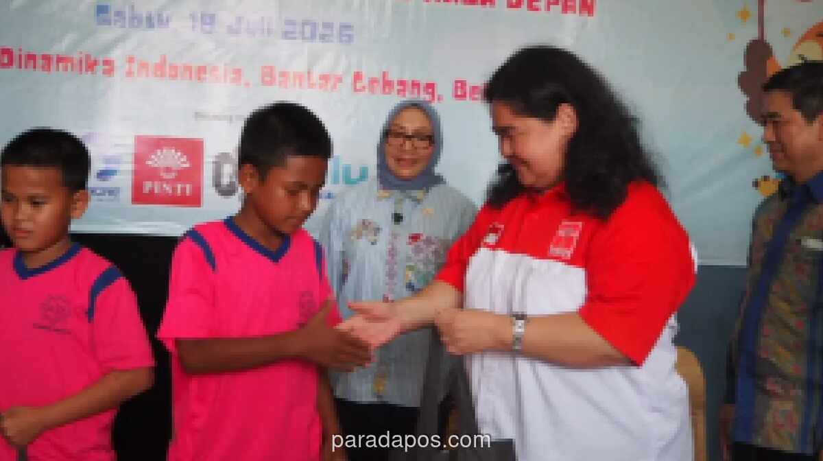 PINTI dan Kemen PPPA Rayakan Hari Anak Nasional 2026 dengan Bakti Sosial, Nihil Temuan Stunting di SD Dinamika Bantar Gebang