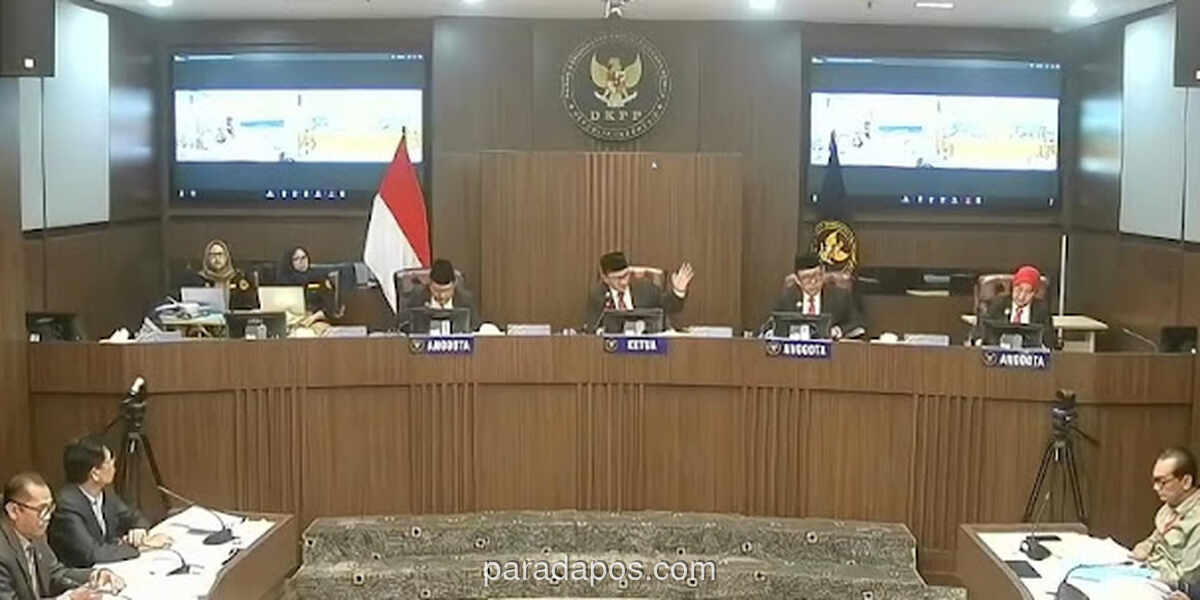 Sidang Etik Enam Pimpinan KPU Digelar, Satu Anggota DKPP Absen karena Kasus Helikopter