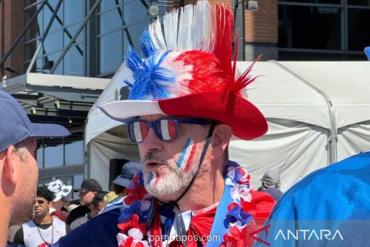 Ribuan Suporter Prancis Padati Stadion Philadelphia, Optimis Mbappe Bawa Kemenangan atas Paraguay