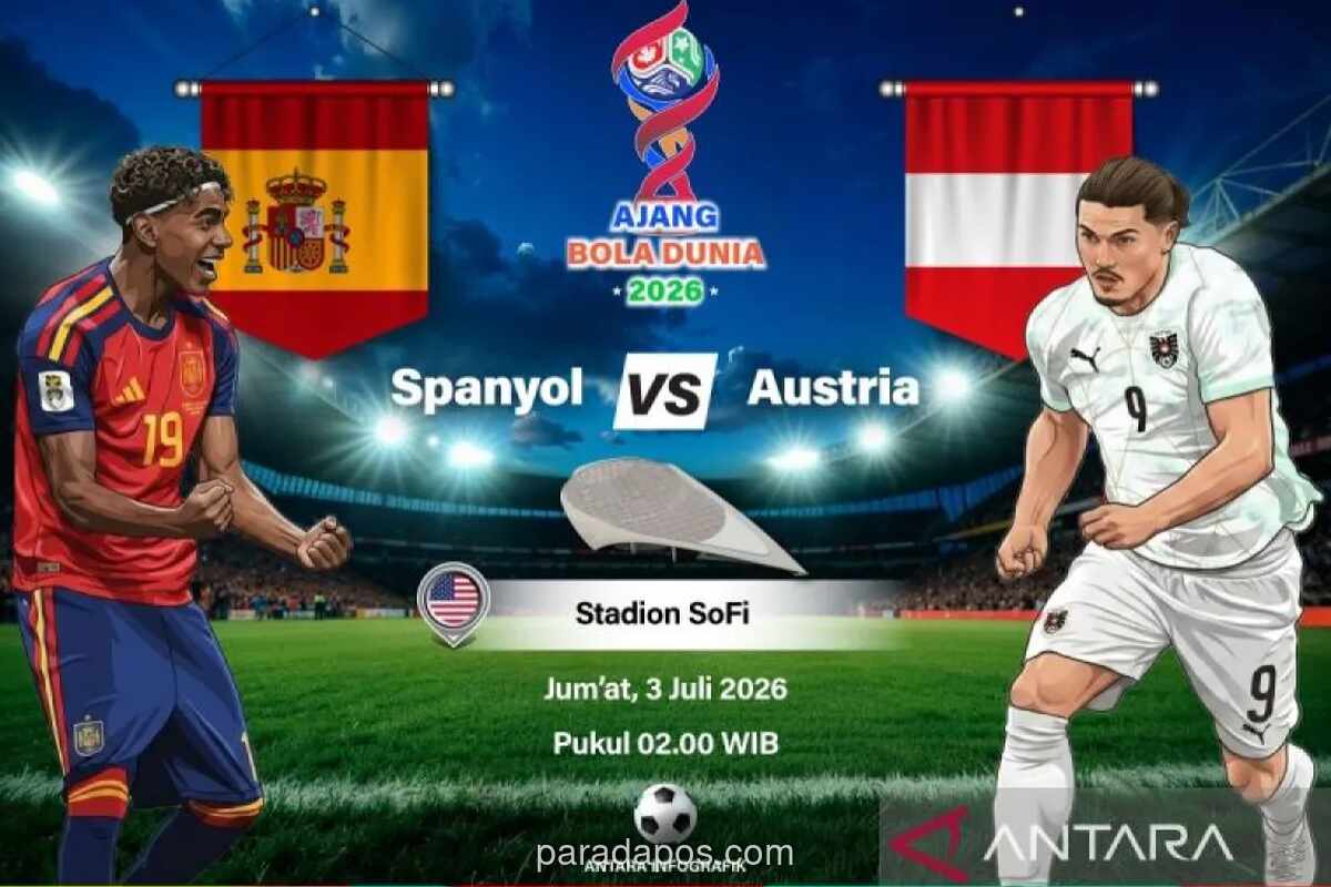 Spanyol Pertahankan Trio Yamal-Olmo-Oyarzabal Hadapi Austria di Babak 32 Besar Piala Dunia 2026