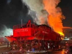 KN SAR Ramawijaya 240 Terbakar Saat Perawatan di Pelabuhan Nizam Zachman, Basarnas Pastikan Tak Ada Korban Jiwa