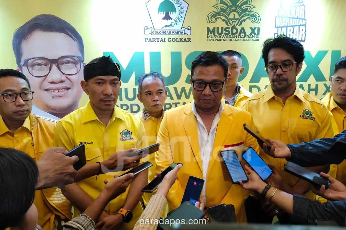 Rusli Prihatevy Kembali Pimpin Golkar Kota Bogor Secara Aklamasi, Target 10-11 Kursi Legislatif