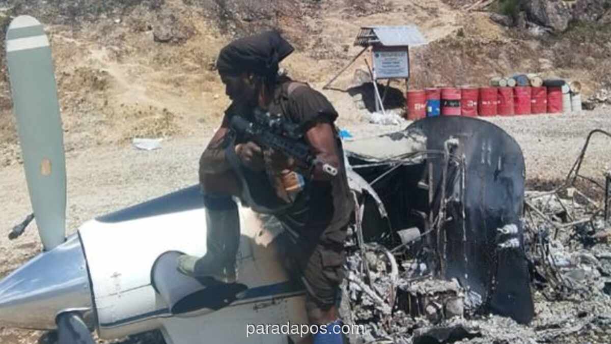 TPNPB-OPM Klaim Tembak Mati Pilot AS dan Bakar Pesawat Sipil di Yahukimo, Polisi Masih Verifikasi