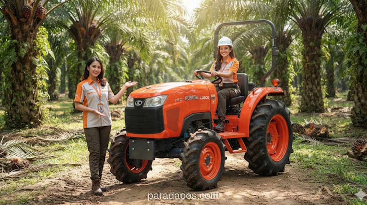 Traktor Kubota Jadi Andalan Petani Modern, Pacu Efisiensi dan Produktivitas Lahan