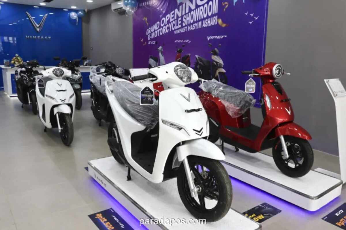 VinFast Buka 20 Dealer Motor Listrik di Indonesia pada Juli 2026