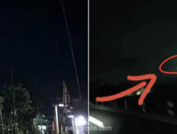 Viral! Cahaya Misterius Mirip Meteor Jatuh Hebohkan Langit Ciamis, Warga Penasaran