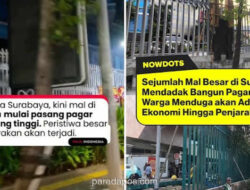 Pagar Besi Setinggi 3 Meter Muncul di Mal Jakarta Selatan, Pengelola dan Polisi Belum Buka Suara