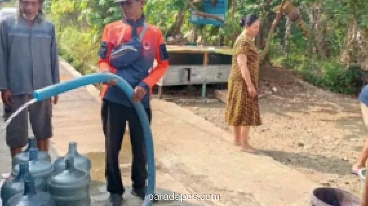 BNPB Salurkan 30 Ribu Liter Air Bersih untuk 107 KK Terdampak Kekeringan di Empat Kecamatan Purworejo