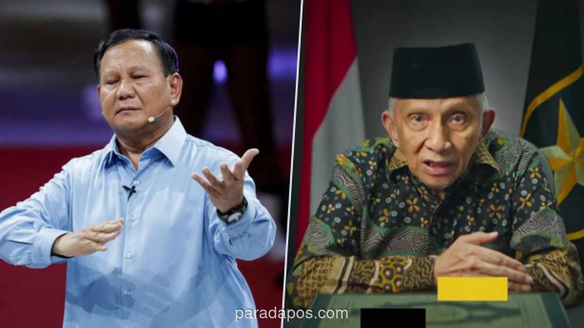 Amien Rais Minta Prabowo Jaga Jarak dengan Trump demi Prinsip Bebas Aktif