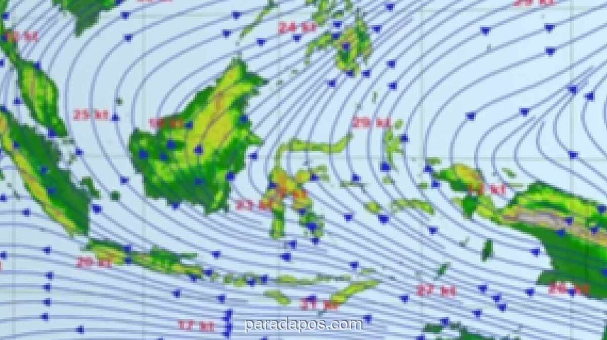 BMKG: Bibit Siklon 94W Diprediksi Melemah, Waspada Hujan Lebat di Sejumlah Wilayah Indonesia