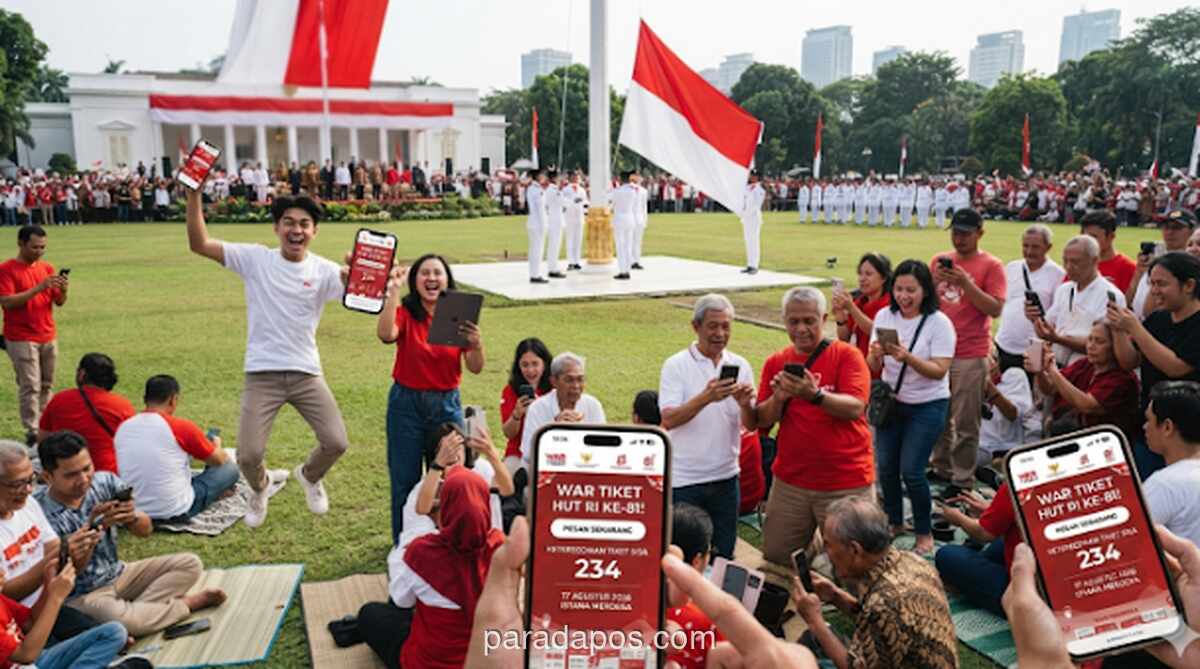 Pemerintah Buka 8.100 Kursi untuk Publik di Upacara 17 Agustus di Istana Merdeka