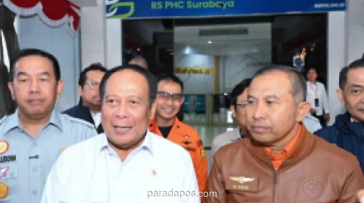 Menkeu dan Wamenhub Tinjau Korban Selamat Kebakaran KM Mutiara Sentosa 2 di RS PHC Surabaya