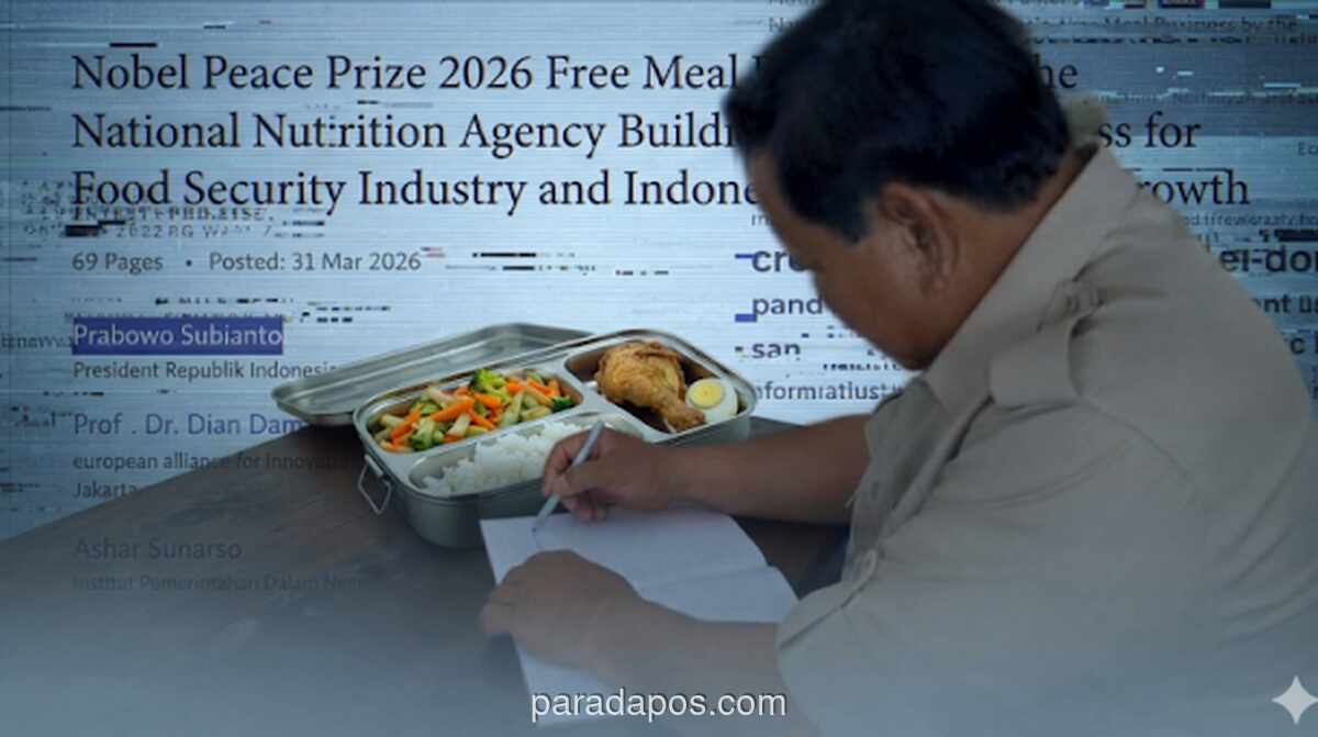 Prabowo Tercatat sebagai Penulis Utama Paper 69 Halaman Usulkan MBG untuk Nobel Perdamaian 2026