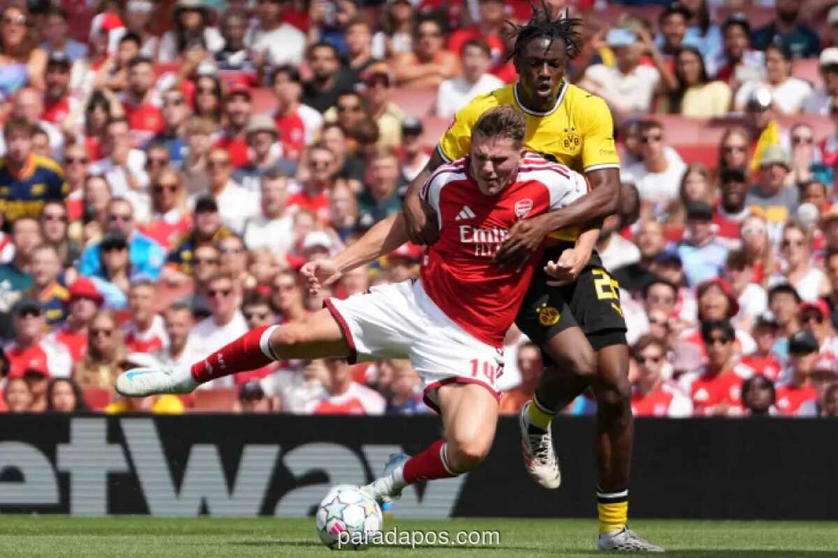 Arsenal Kalah 2-3 dari Dortmund di Emirates Cup, The Gunners Menang Adu Penalti