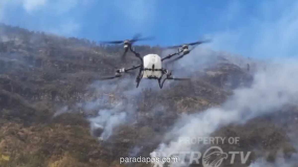 Drone Air dan Helikopter Dikerahkan, 17 Titik Api di Taman Nasional Bromo Berhasil Dipadamkan