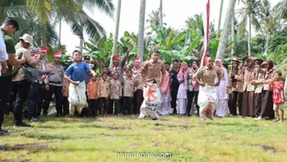 Ekspedisi Merah Putih Polda Riau di Kampung Teluk Lanus: Tanam 1.000 Mangrove, Salurkan 150 Paket Sembako hingga Layanan Kesehatan Gratis