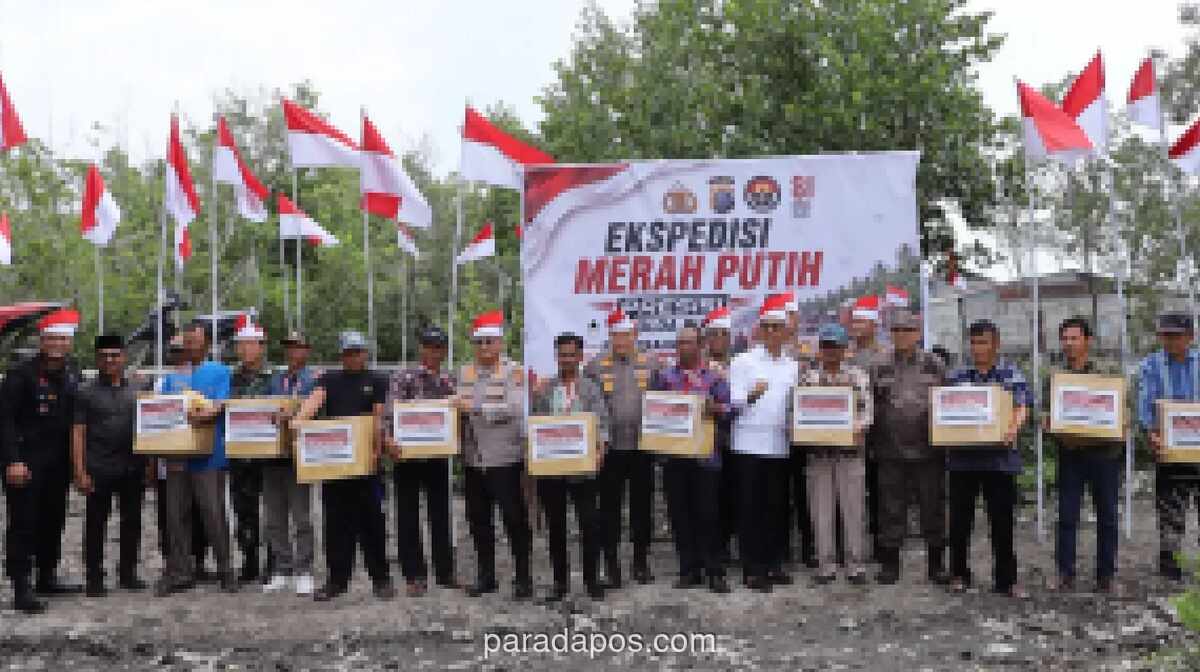 Polda Riau Salurkan Bantuan dan Layanan Kesehatan hingga Mesin Ketinting untuk Warga Pesisir Panipahan