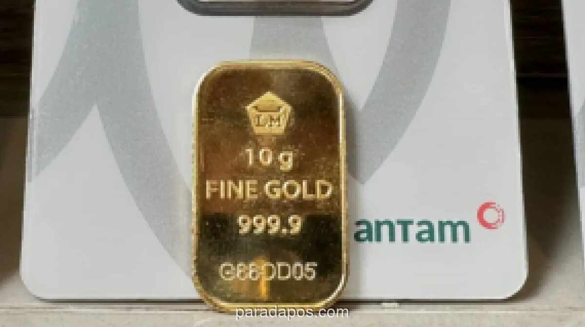 Harga Emas Antam Naik Rp40 Ribu ke Rp2,69 Juta per Gram, Buyback Ikut Menguat