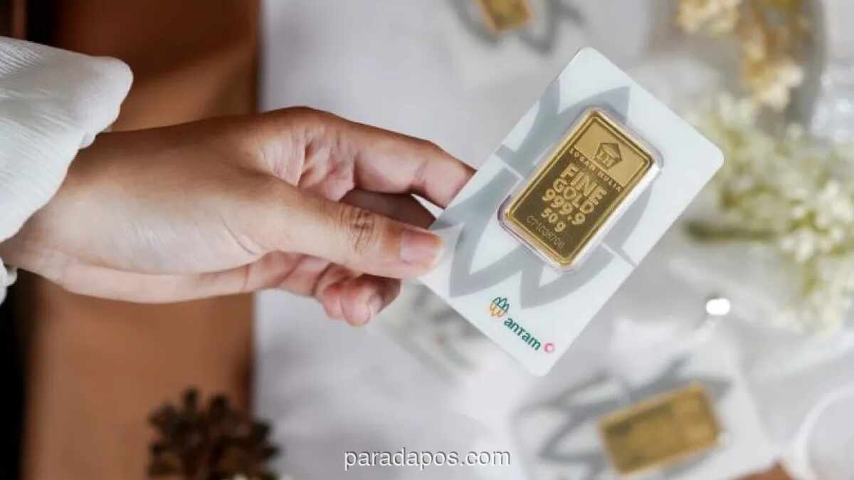 Harga Emas Antam Naik, Buyback Melonjak Rp50.000 ke Rp2.511.000 per Gram