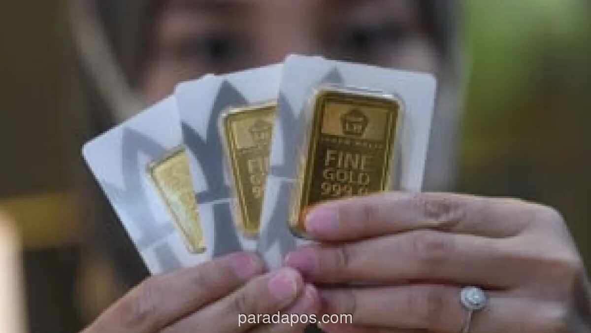 Harga Emas Dunia Stabil di Awal Pekan, Pasar Tunggu Data Inflasi AS