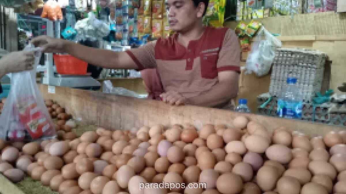Telur Ayam Ras Tembus Rp29.650 per Kilogram, Bawang Merah Sentuh Rp40.450
