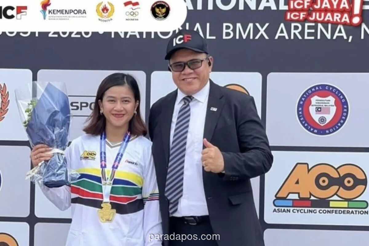 Jasmine Azzahra Sumbang Emas, Indonesia Raih Dua Medali di Kejuaraan BMX Asia 2026