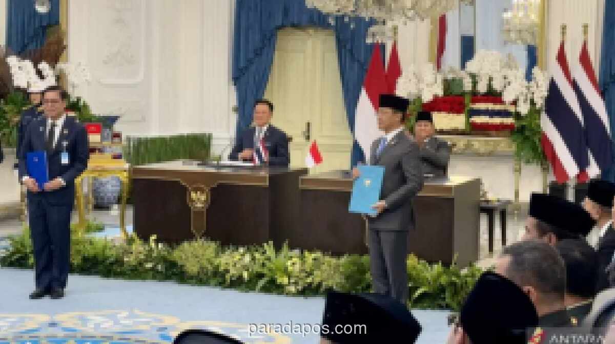 Indonesia-Thailand Resmi Adopsi Peta Jalan Kemitraan Strategis 2026–2030