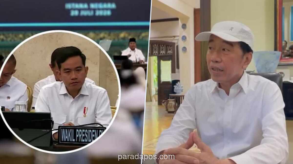 Jokowi Sebut Posisi Duduk Gibran di Sidang Kabinet Sudah Sesuai Aturan dan Minta Publik Tak Berspekulasi