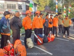Kebakaran Lahan Satu Hektare di Kawah Wadon Gunung Gede, 25 Personel BPBD Dikerahkan