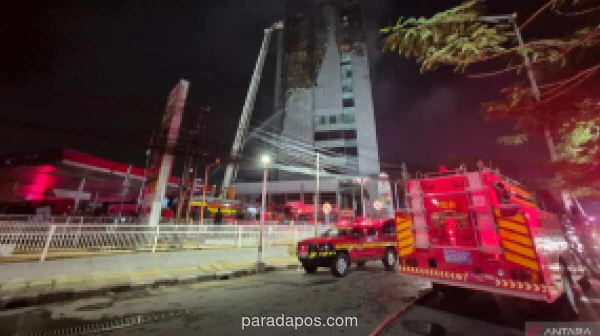 Kebakaran Gedung Bapenda DKI Jakarta Padam, Petugas Fokus Lakukan Pendinginan