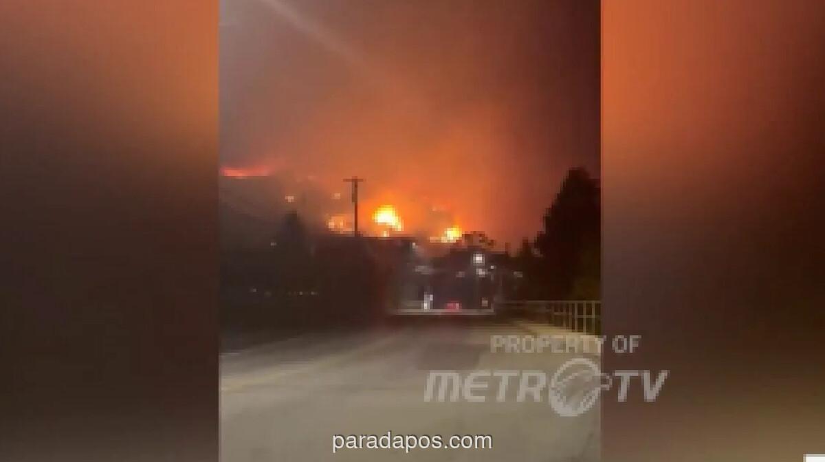 Kebakaran Hutan Landa Summerland, Kanada: Ribuan Warga Dievakuasi, Listrik Padam Total