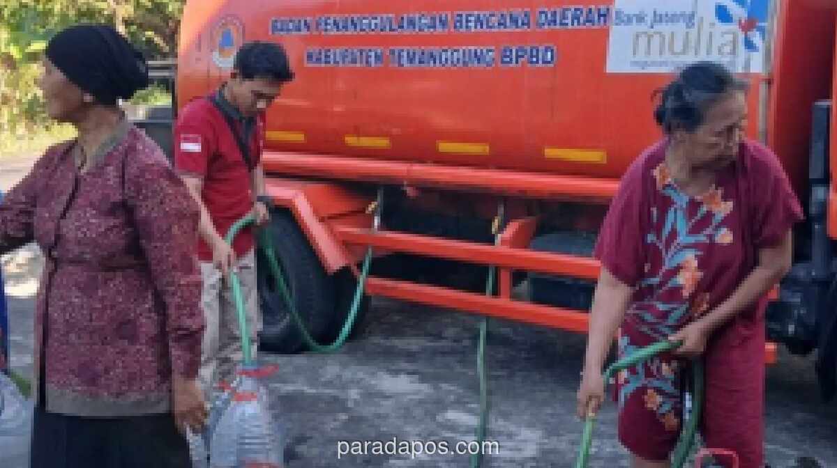 BPBD Temanggung Salurkan 37 Tangki Air Bersih, Prioritas untuk SD, MI, dan Ponpes