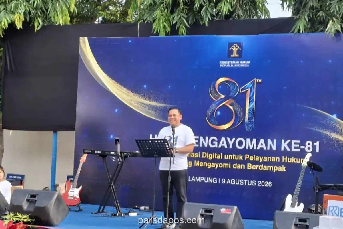 Kemenkum Lampung Hadirkan Layanan Hukum dan Kekayaan Intelektual di Tengah Perayaan Hari Pengayoman ke-81