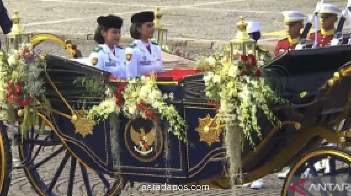 Kirab Merah Putih HUT ke-81 RI: Kereta Kencana Garuda Prabayaksa Angkut Bendera Pusaka dari Monas ke Istana Merdeka