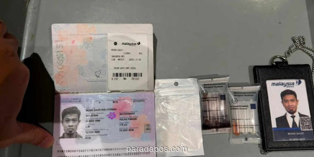Pilot Malaysia Airlines Ditangkap di Bandara Soetta Bawa 26 Kg Ekstasi dan Sabu