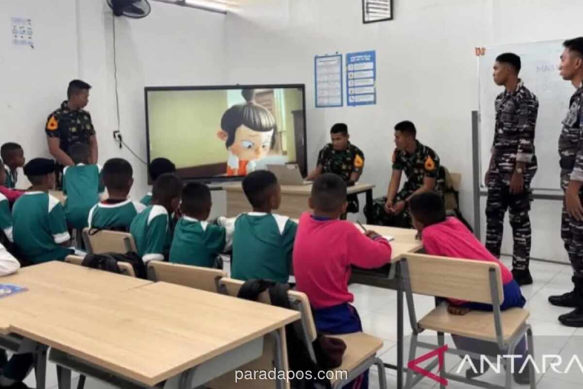 Lanal Tual Tanamkan Karakter dan Wawasan Kebangsaan kepada 99 Siswa Sekolah Rakyat