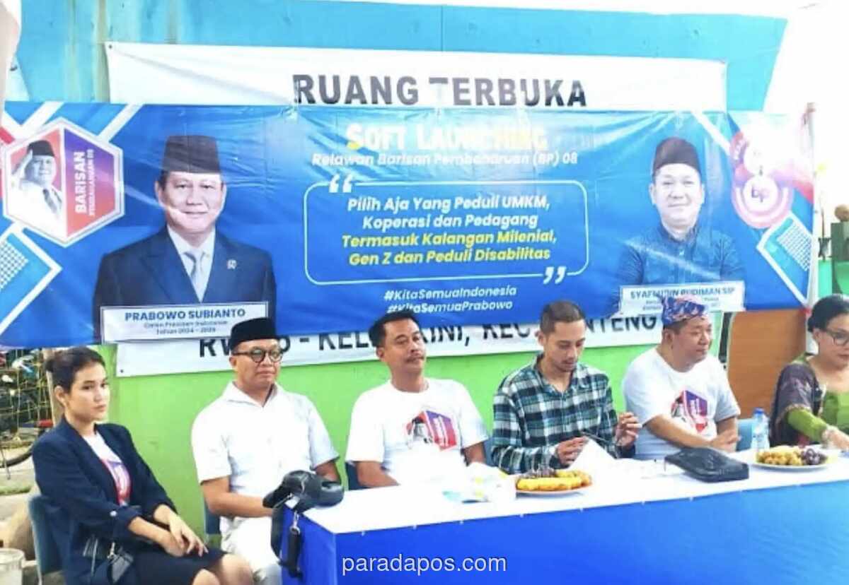 Relawan Prabowo-Gibran Sebut Wacana Kabinet Bayangan Oposisi Berpotensi Ganggu Stabilitas Ekonomi