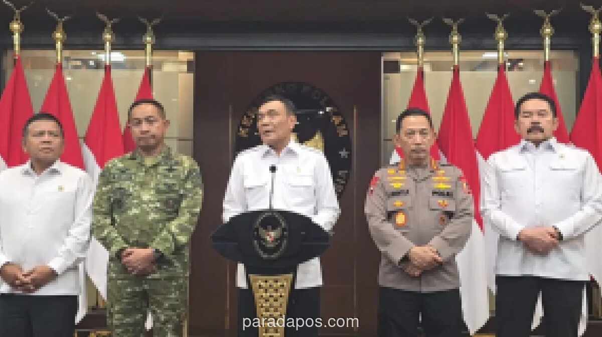 Menko Polkam Tegaskan Situasi Keamanan Nasional Terkendali di Tengah Maraknya Hoaks