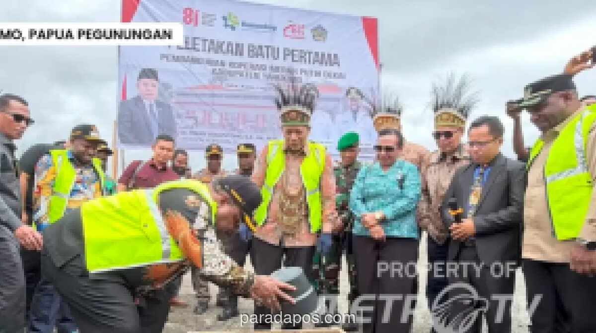Menteri Koperasi Resmikan Pembangunan Koperasi Desa Merah Putih di Yahukimo