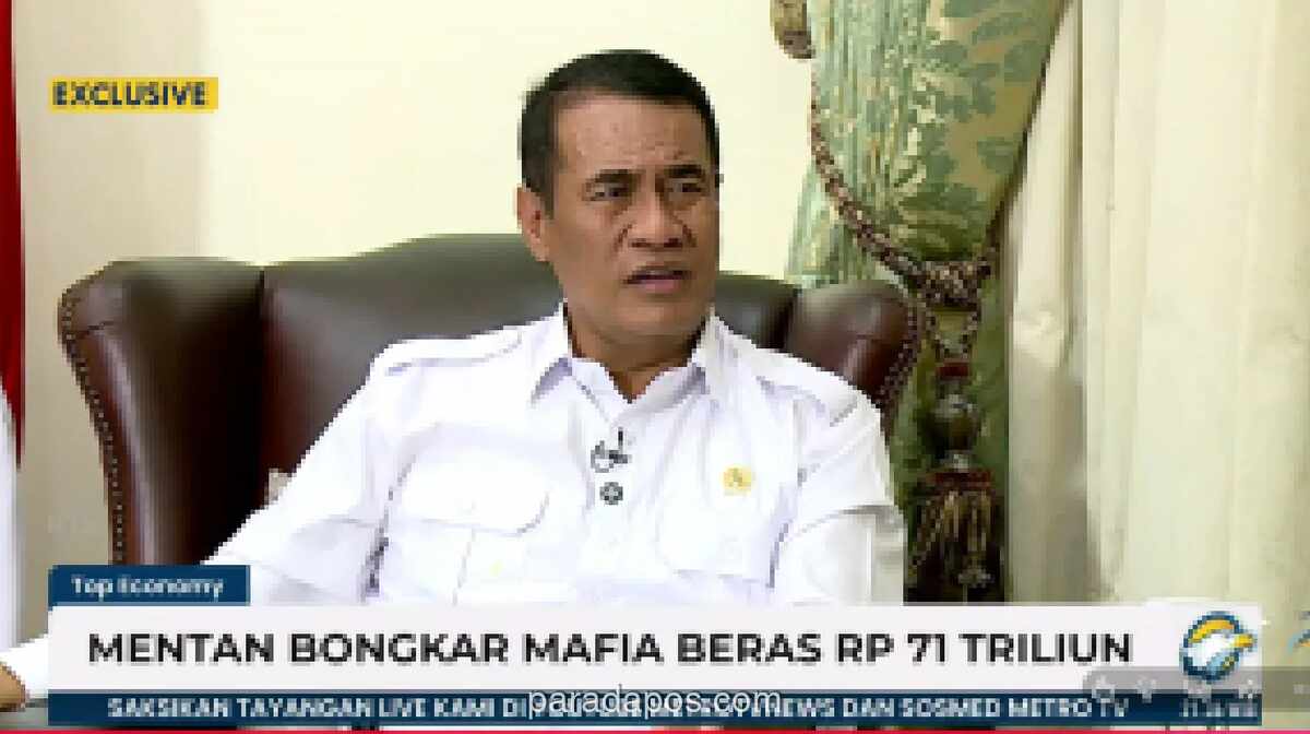 Mentan: Mafia Beras Fortifikasi Tipu Hak Rakyat, 80 Persen Produk Tak Sesuai Standar