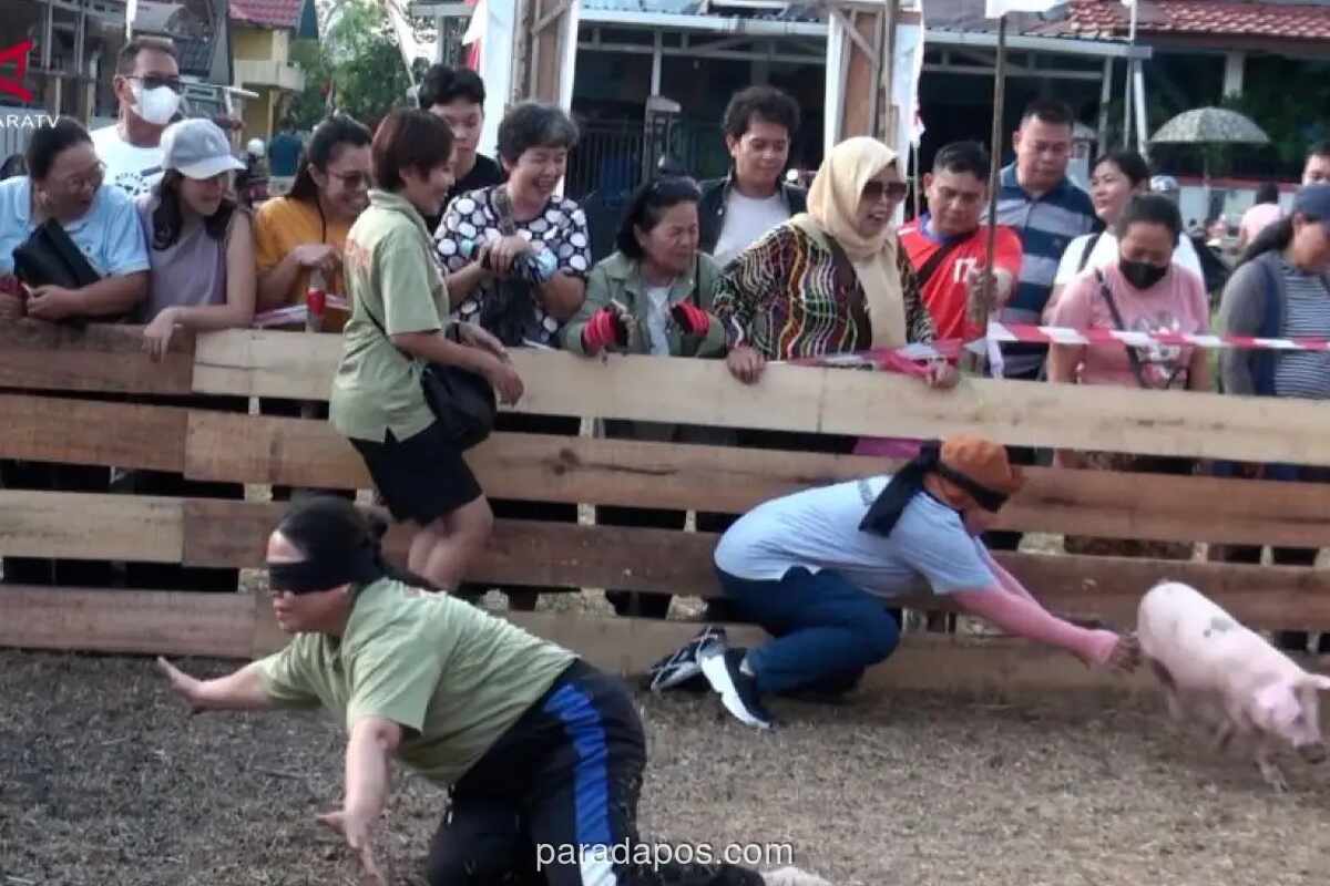 Lomba Tradisional Nyama Unik Warnai HUT ke-81 RI di Palangka Raya